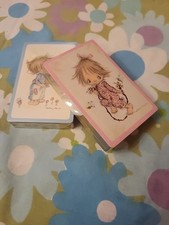 Vintage 70s Cute Hallmark Playing Cards Sealed W Case picture