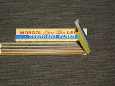 VINTAGE MECHANICAL PENCIL EBERHARD FABER MONGOL LONG THIN LEADS picture