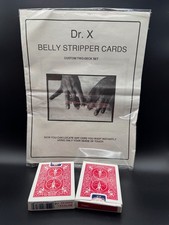 DR. X BELLY STRIPPER CARDS - CUSTOM TWO-DECK BICYCLE GAMBLING MAGIC TRICK SET picture