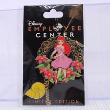 A5 Disney DEC LE Pin Ballerina Ariel Little Mermaid Dangle Chain Stained Glass picture