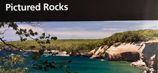 Vintage 2013 PICTURED ROCKS LAKESHORE NATIONAL PARK SERVICE UNIGRID BROCHURE/MAP picture