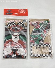 Coca-Cola NASCAR Racing Family Paper Lunch Bags 2 Packs 40 Bags New Sealed picture