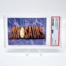 1992 Pro Set Dinosaurs #1 Title Card PSA 8 picture