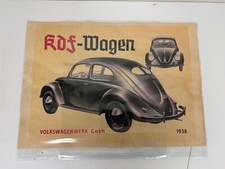 Original Poster Volkeswagenwerk GmbH 1938 Split Window VW / kdf - Wagen picture