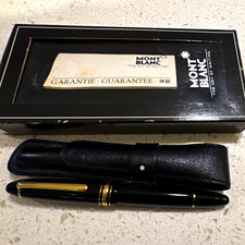 Montblanc Meisterstuck Fountain Pen 14K Nib Gold From West Germany w/ Box Pouch picture