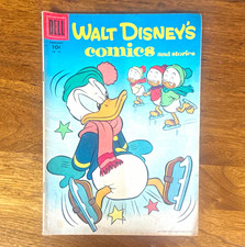 Dell Walt Disney's Comics and Stories #197 1957 Donald Duck Mickey Mouse Color picture