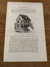 French Mixed School ,S. Pardoux, Les Cars., Antique 1877 Print picture