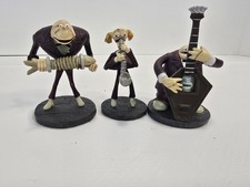 Nightmare Before Christmas Hawthorne Village Figurine Set MADCAP MUSICIANS w/COA picture