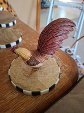 Rooster Resin Figurine By Teresa Kugut 2004 picture