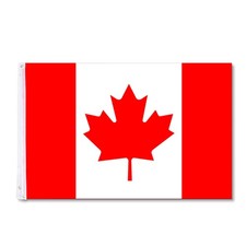 3 x 5 ft Polyester Canadian Flag Canada Maple Leaf Banner Indoor Outdoor Grommet picture