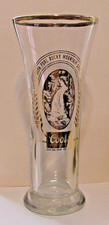 Vintage Coors Pilsner Beer Glass Gold Trim With Waterfall Logo 7-1/4” picture