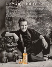 Dewar's Mark Salzman 1989 Magazine Ad White Label Scotch Whisky Vintage Profile picture