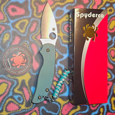 Spyderco SMKW Sage 5 Ti M390 Titanium Compression Lock C123TIPM390 Exclusive picture