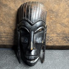 Vintage Hand-Carved African Wooden Tribal Mask – 10