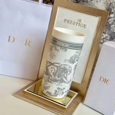 Christian Dior Prestige Toile de Jouy Elephant Ceramic Mug White Collectible picture