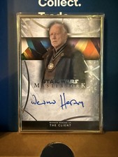 Werner Herzog Star Wars Masterworks The Client framed on card Autograph 5/5  picture