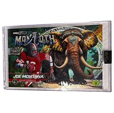 2024 Wild Card Pro-Look Dino-Might Platinum Joe Montana #DM-PM-JM picture