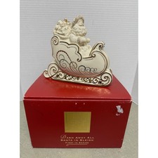 Lenox Dash Away All Santa in Sleigh Porcelain Figurine First in Series w Box picture