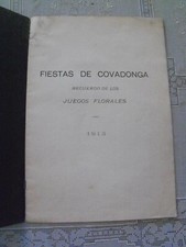 Fiestas Covadonga Recuerdo de los Juegos Florales 1913 Spanish & Mexican Culture picture