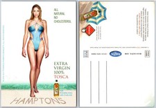 Continental Hamptons Tosca Extra Virgin Olive Oil Swimsuit Postcard picture