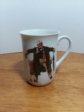 Norman Rockwell Vintage 1936 The Saturday Evening Post Cup Excellent Condition picture