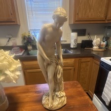 Vintage Marwal Industries Bather Statue - Excellent Condition 1960s Chalkware picture