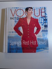 Vogue Patterns Store Counter Catalog Book March 1996 Vintage picture