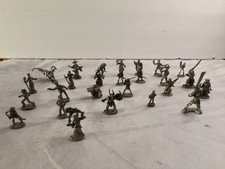 Lot of 26 Pewter Figurines Tudor Ral Partha And Different Brands  picture