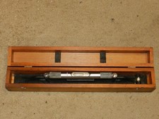 Starrett No. 98-18 Machinists Precision Level 18 Inch W/ WOOD BOX GREAT COND. picture
