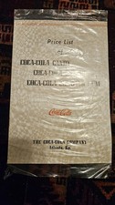 May 01 1940 Coca-Cola Candy, Coca-Cola Cigars, Coca-Cola Chewing Gum Price List picture