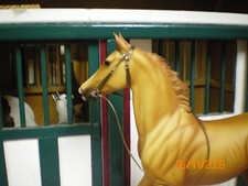 Jaapi Brown RACING/English bridle - fits Breyer Traditional, not for real horses picture