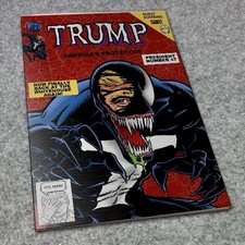 RARE VENOM SILVER Metal America’s Protector Donald Trump ORIGINAL Homage COMIC picture