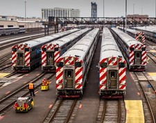 CHICAGO Roosevelt Metra Railroad Yard 8.5X11 Photo picture