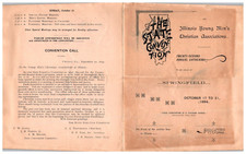 1894 Illinois YMCA 22nd Convention Program Springfield Christian Young Men Assoc picture