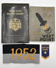 1952 WEST POINT THE POINTER CALENDAR MILITARY ACADEMY w/ ARMBAND & BOOK COVER + picture