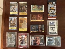 Topps Star Wars Sealed Packs Lord of the Rings Extremely RARE Pack lot picture