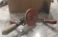ORIGINAL Millers Falls No 12 Hand Crank 2 Speed Breast Drill w/Level - Very Good picture