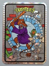 Rare VTG Prism 1989 TMNT Splinter Vending Machine Sticker by Mirage Studios, NOS picture