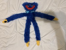 Warren James LLC Huggy Wuggy Blue Plush Stuffed Animal Poppy Playtime 18” picture