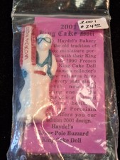 Haydel's Bakery King Cake Doll Baby - Mardi Gras - 2001 Flower Pole Buzzard picture