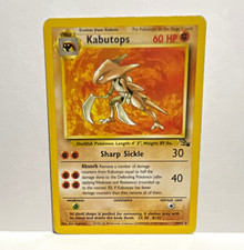 Pokémon TCG Kabutops 9/62 Fossil Holo Rare 60HP English 1999 WOTC picture