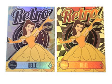 (2) Belle 2026 Card Fun ChronoZ Disney Legacy Retro Cards - Beauty & The Beast picture