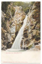 Glen Ellis Falls White Mountains NH G.W. Morris c1905 Vintage Postcard picture