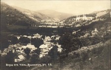 ROCHESTER VERMONT VT Bird's Eye View Antique RPPC Real Photo Postcard picture