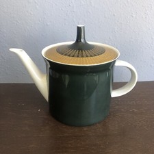 ROSENTHAL Germany PALAIS Continental Black Gold Boxes Lines Teapot picture