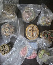 12 Vintage Music Boxes All New. 180 Dollars In Total. picture