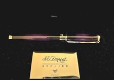 S.T. Dupont Atelier 410711 Purple Chinese Lacquer Fountain Pen 14k Nib picture