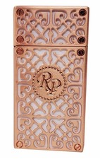 Rocky Patel Burn Double Jet Lighter -White and Rose Gold Plates - New in Box picture