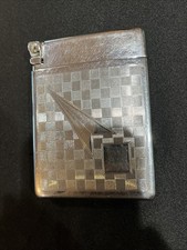 Vintage Royal Case Lite Combo Lighter and Cigarette Case 1940s Opens/Closes Well picture