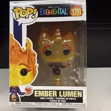 Funko Pop Disney Pixar Elemental Ember Lumen #1791 with Vivisteria Flower picture